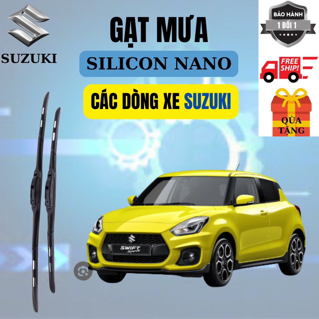 SUZUKI SWIFT, VITARA, XL7, ERTIGA, CIAZ, VAN ที่ปัดน้ําฝนรถยนต์... SILICON NANO Blade Wipes ทําความส