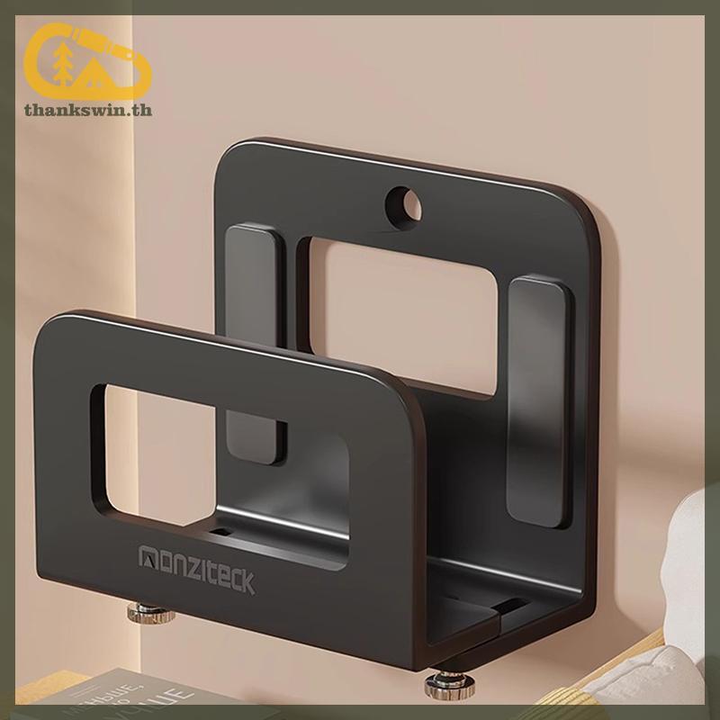 Thankswin 1 ชิ้นปรับขนาดเล็ก Wall Mount สําหรับ Router,Modem,TV กล่องและ Media Players th（เพียงวงเล็บ）