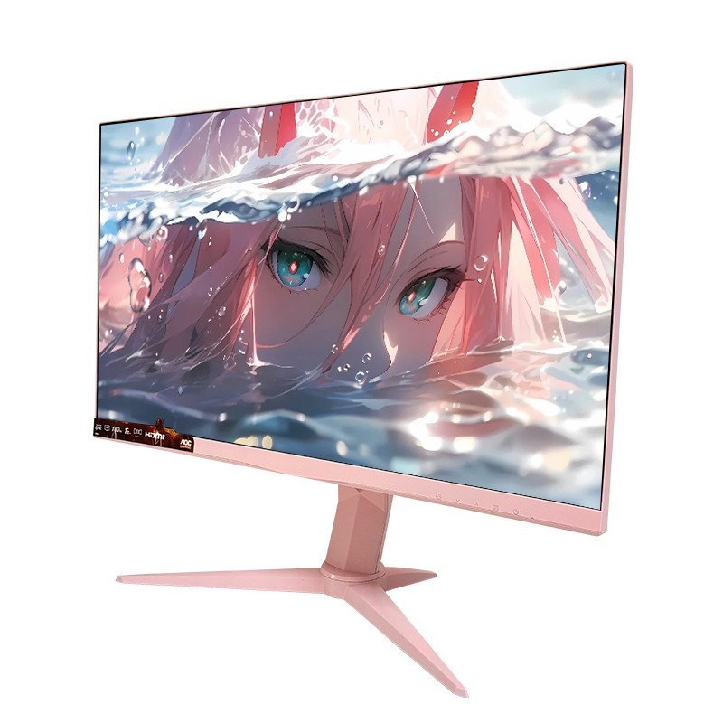 Aoc Pink Display สีขาว 90 ซม. 2K โค้งเกมจอแสดงผล Anchor Live คอมพิวเตอร์หน้าจอการปรับแต่ง