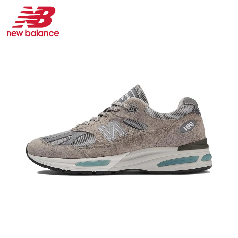 100%ของแท้ New Balance NB 991 V2 U991GL2  Unisex Sneakers