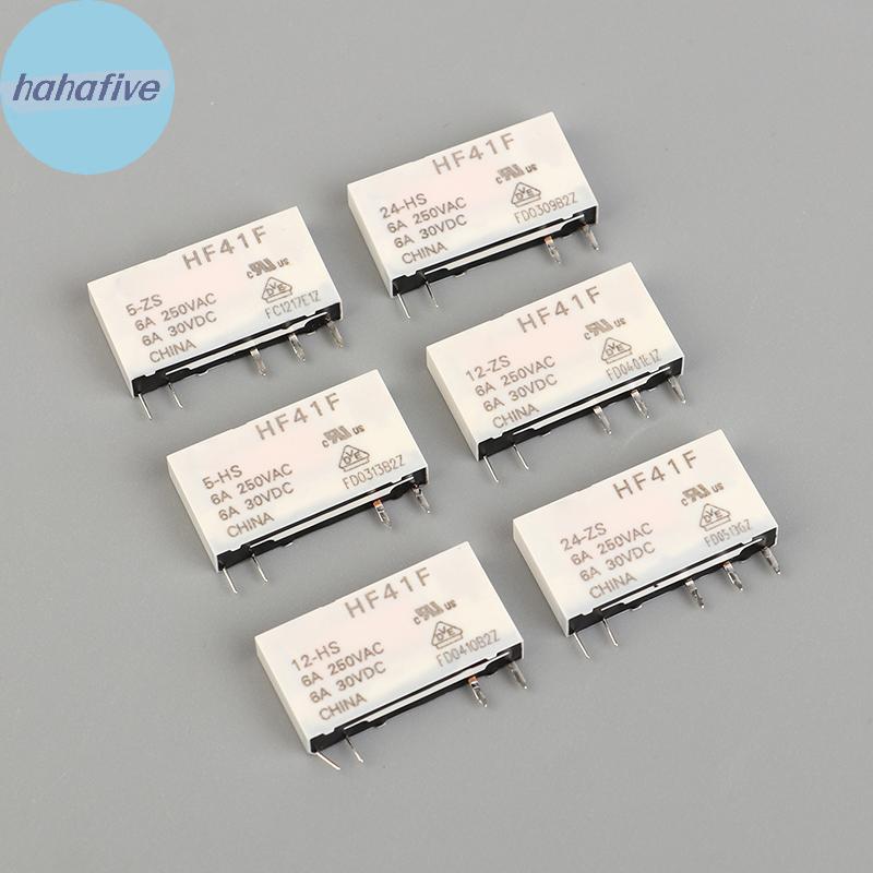 HAHA HF41F-24-ZS HF41F-12-ZS HF41F-5-ZS HF41F-5-HS HF41F-12-HS HF41F-24-HS รีเลย์อุตสาหกรรม Subminia