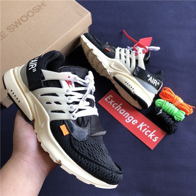 Rey Rey Stock ของแท้ 100% x Off-White Air Presto ten-