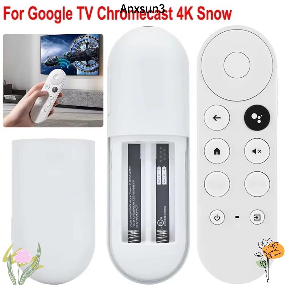 ANXSUN3 เปลี่ยนรีโมทคอนโทรลด้วยเสียง, G9N9N 4K สําหรับ Google Chromecast Remote, การออกแบบทดแทนสีหิม