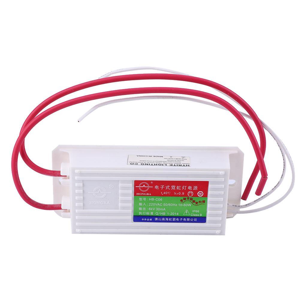 Stylish365 Hilitand Neon Light Electronic Transformer 6KV 30mA AC Input IP66 สําหรับการใช้งานกลางแจ้