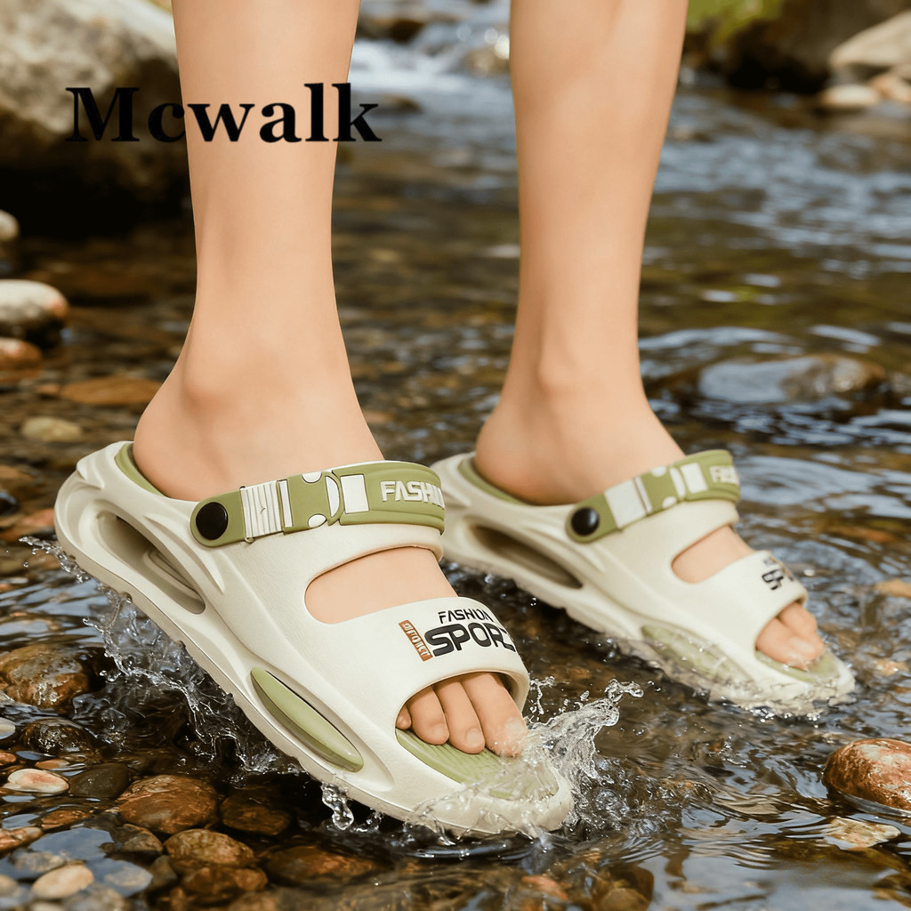 รองเท้าแตะ EVA MCWALK ทนต่อการสึกหรอ กันกลิ่น ยูนิเซ็กซ์ สําหรับทุกกิจกรรม และขับรถ