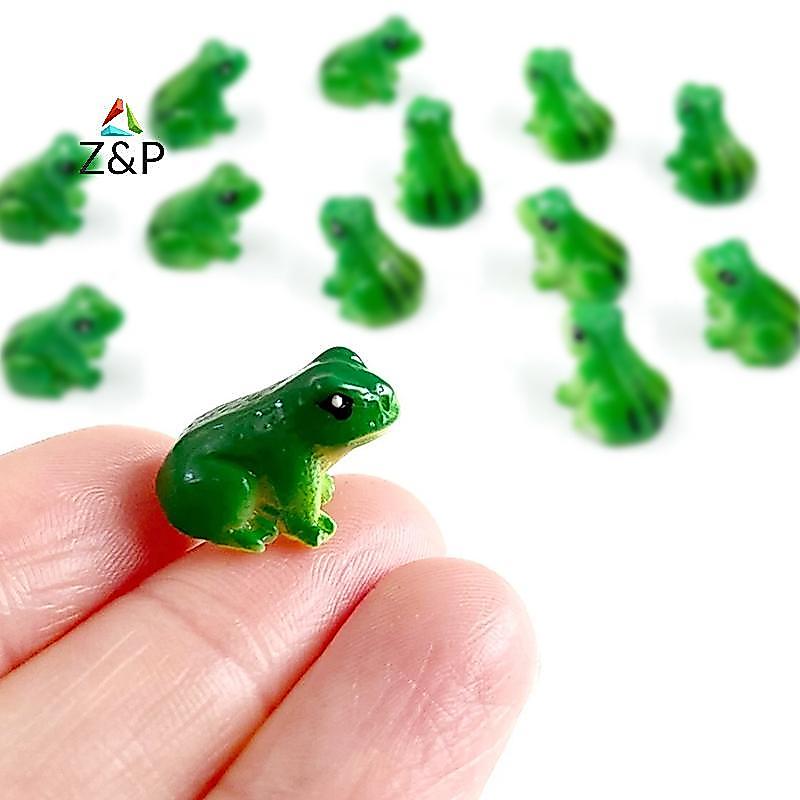Z&P 5/10 ชิ้นรูปปั้นกบ,สัตว์,เทพนิยายสวนภูมิทัศน์ไมโคร,งานฝีมือเรซิน,อุปกรณ์ตกแต่งบ้าน,ตกแต่งปาร์ตี้ COD
