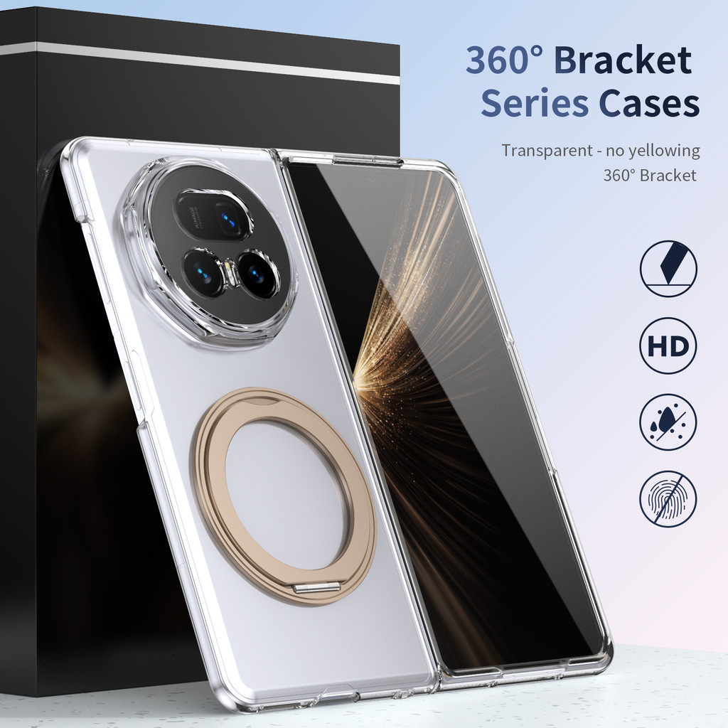 Anti-Yellowing Hard PC Clear Case สําหรับ Honor Magic V3 รูปที่ 6
