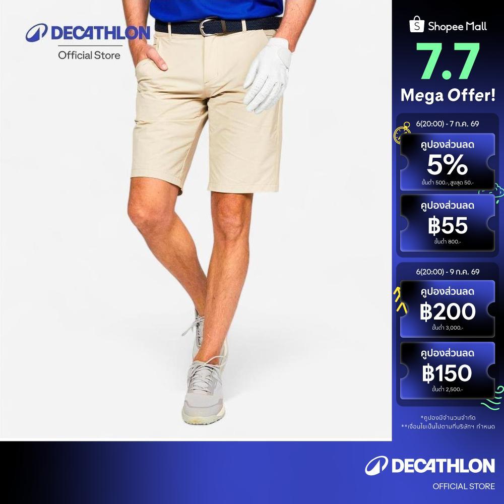Decathlon Men'S Golf Shorts กางเกงขาสั้นน้ำหนักเบาพิเศษสำหรับผู้ชายใส่เล่นกอล์ฟ