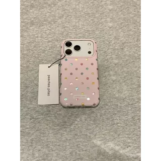 เคสโทรศัพท์โทรศัพท์ เหมาะสําหรับ iPhone Girl สีชมพูลายจุดเหมาะสําหรับ iPhone17/16/15/14ProMax เคสโทรศัพท์ 13/12/11/xr/x เคสป้องกันหญิง WOBQ