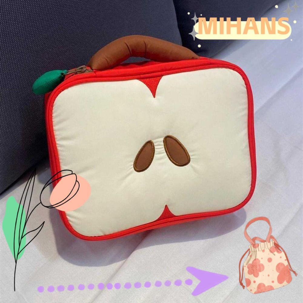 MIH Travel Toiletry Bag, Portable with Channels Makeup Bag, Cute Pattern Large Light-weight Storage 