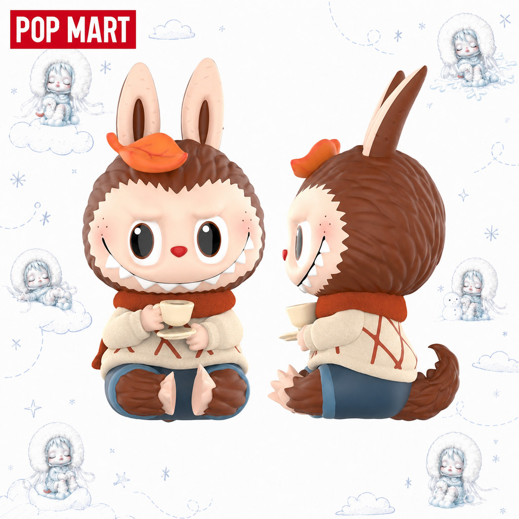 POPMART ZIMOMO ของขวัญเครื่องประดับเสื้อกันหนาวที่อบอุ่น