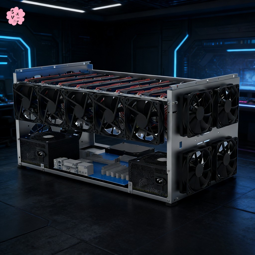 AI Multi-GPU Server Rack 6/8/10 GPU การกําหนดค่าแหล่งจ่ายไฟคู่เปิดกรอบออกแบบสําหรับคอมพิวเตอร์ประสิท