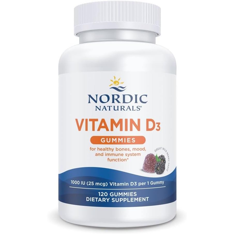 หลอดฟางวิตามิน D3 เม็ด รส Wild Berry-120 เม็ด-1,000IU วิตามิน D3, 1.4g ดีต่อสุขภาพธาตุเหล็ก ช่วยฟังก