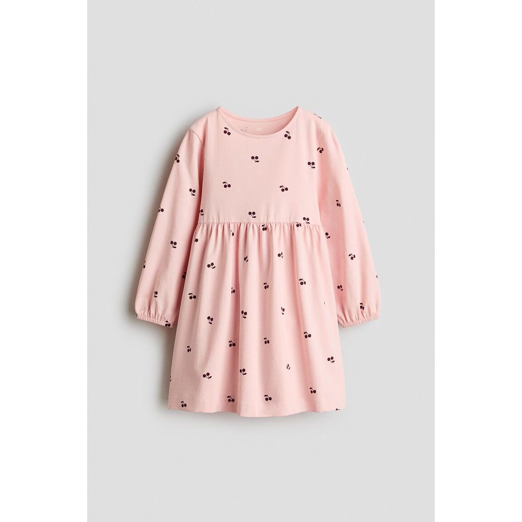 H&M(เอชแอนด์เอ็ม) เดรสผ้าฝ้ายพิมพ์ลาย เด็กหญิง 1344462_1