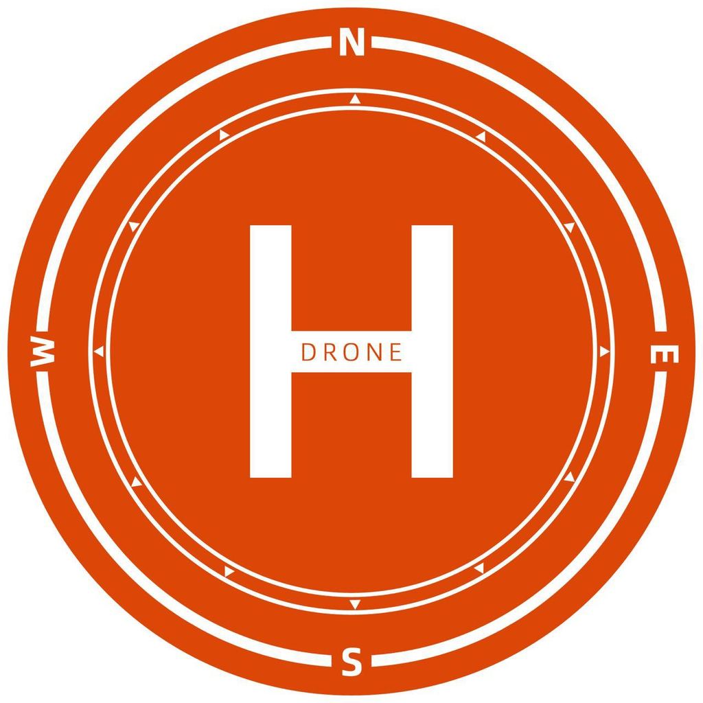 Drone ช่วย 40 ซม./60 ซม. Drone Coordinate Pad ช่วยพับ Landing Pad ของเล่นอุปกรณ์เสริม [cxQ]