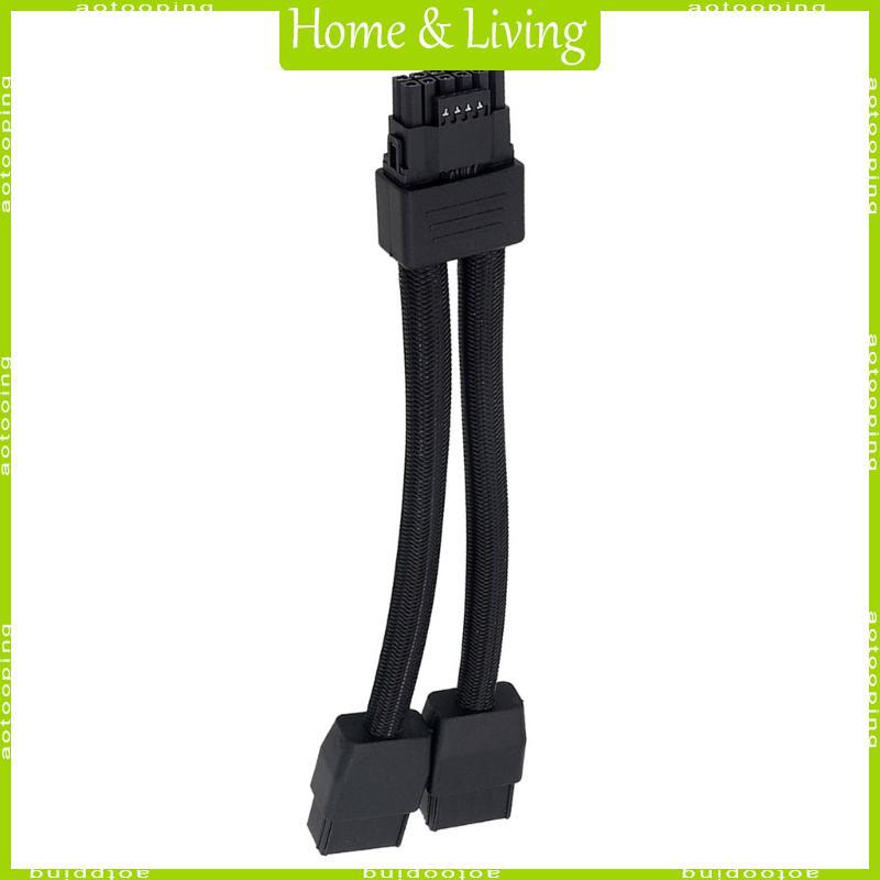 AOTOO Heavy Duty 12VHPWR สาย GPU 2x8PIN ถึง 16PIN GPU สายไฟเชื่อมต่อ