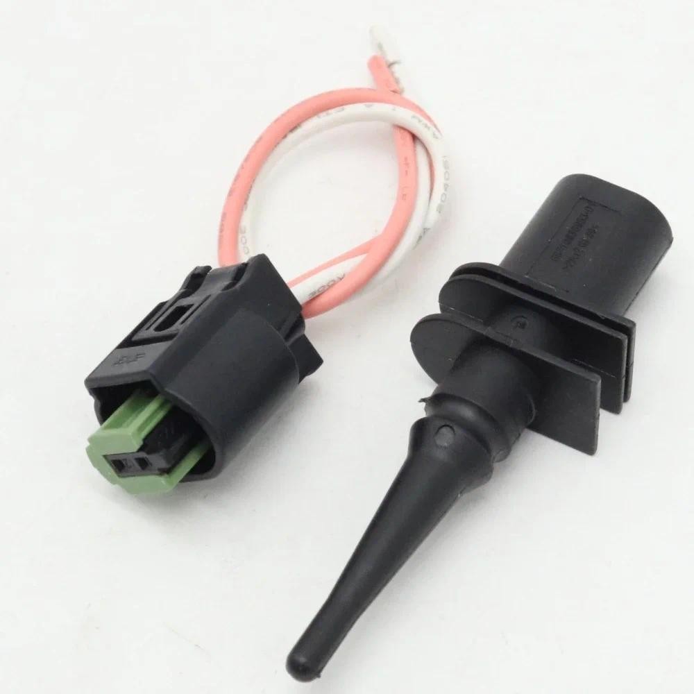 Ambient ภายนอกเซ็นเซอร์อุณหภูมิอากาศพร้อมปลั๊กขั้วต่อสําหรับ MINI Cooper R50 R53 R55 R56 BMW Z4 M6 M