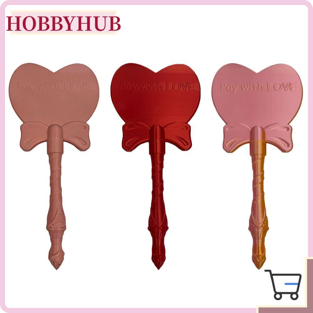 HOBBYHUB ไม้กายสิทธิ์รูปหัวใจแตะเพื่อจ่าย, ผู้ถือบัตรเครดิตแบบพกพา Contactless Payment Card Holder, พิมพ์รูปหัวใจ Magic Wand Magic Tap to Pay Wand