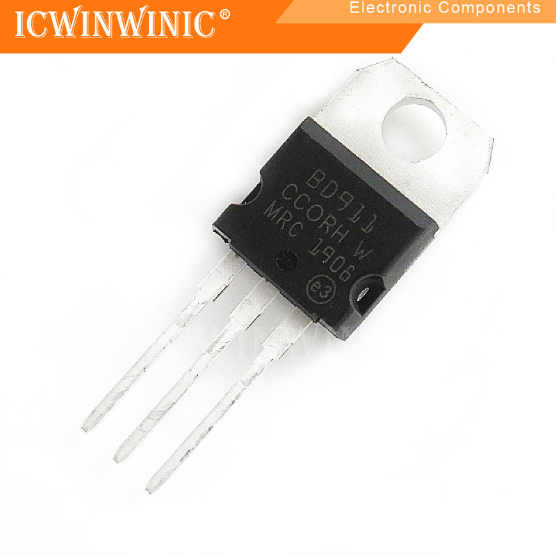 5 ชิ้น BD911 911 TO-220 ส่วนประกอบอิเล็กทรอนิกส์