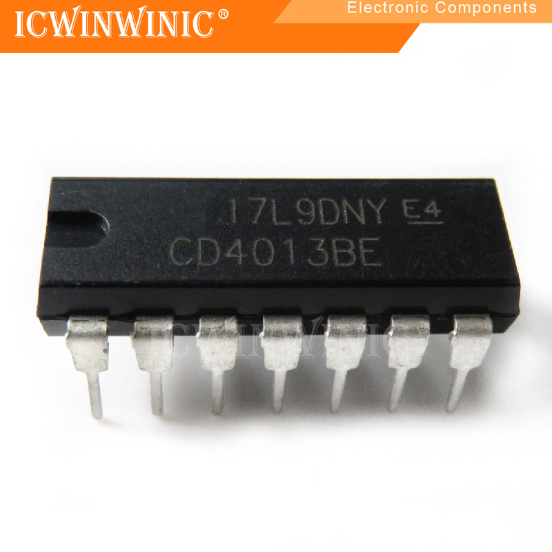 5 ชิ้น CD4013BE CD4013 DIP-14 ส่วนประกอบอิเล็กทรอนิกส์