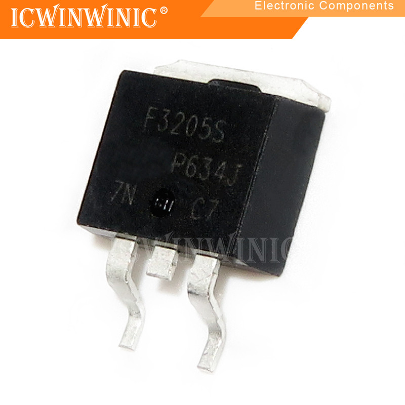 5 ชิ้น IRF3205S F3205S F3205 TO-263 ส่วนประกอบอิเล็กทรอนิกส์