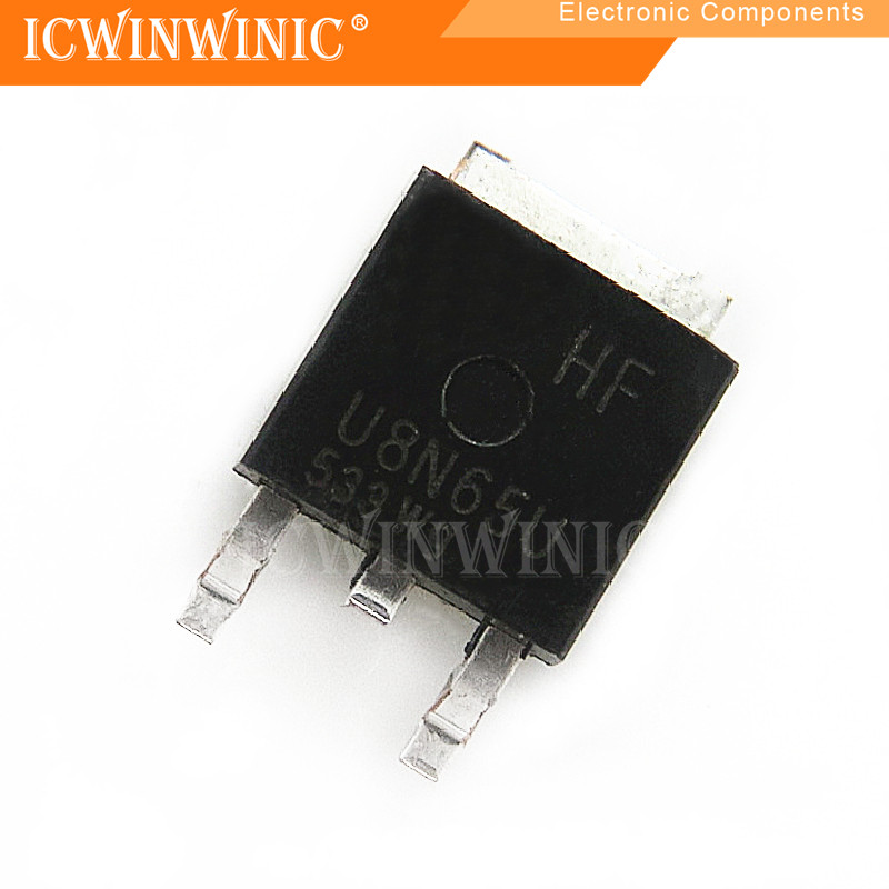 5 ชิ้น U8N65U U8N65 TO-252 IC วงจรรวม
