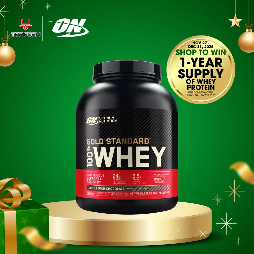 Optimum Nutrition Whey Protein 5lbs, ON Gold Stand ผลิตภัณฑ์เสริมอาหาร ard Whey Protein Powder อาหาร