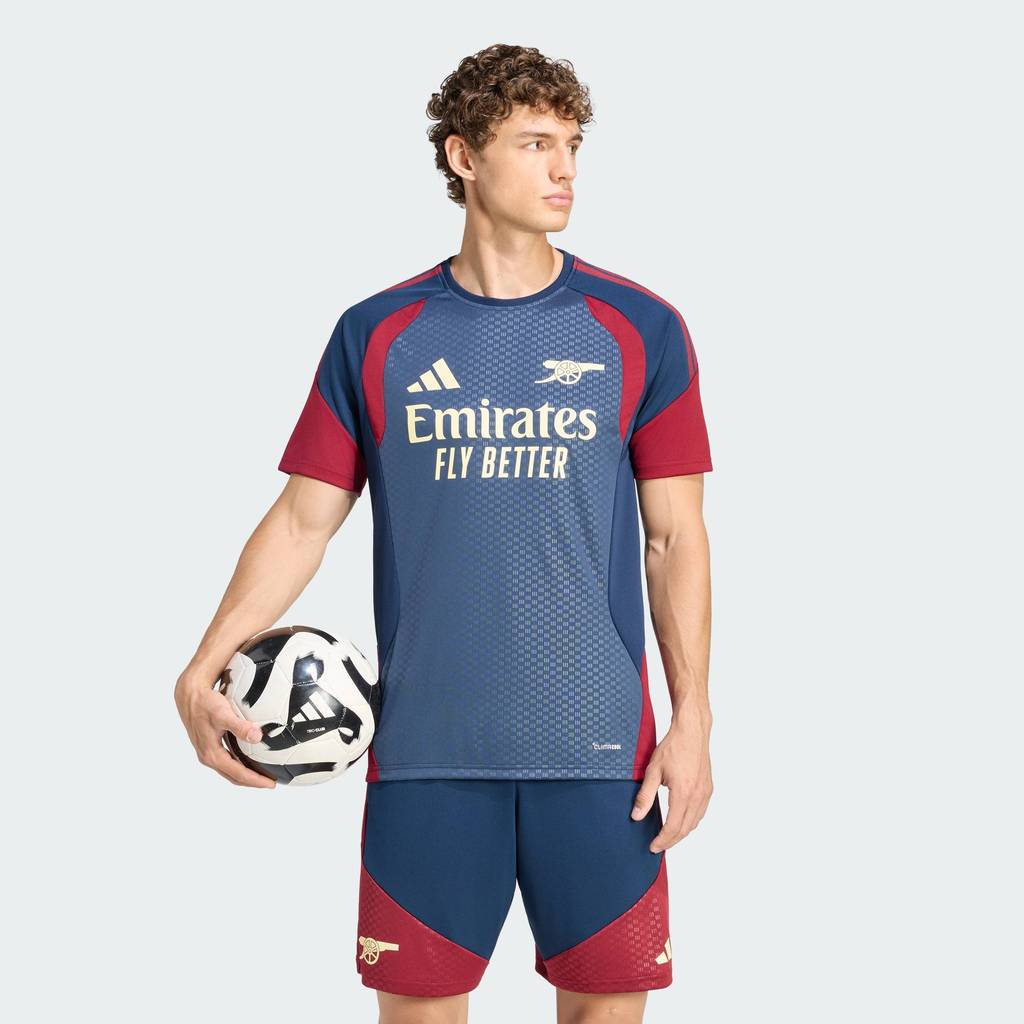 adidas ฟุตบอล เสื้อฟุตบอลเทรนนิง Arsenal FC 26/27 Cup Tiro ผู้ชาย สีน้ำเงิน KB9987