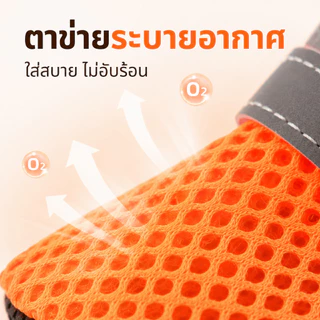รองเท้าสุนัข PETWELL ชุด 4 ชิ้น ระบายอากาศ กันลื่น เหมาะสำหรับฤดูร้อนและกลางแจ้ง
