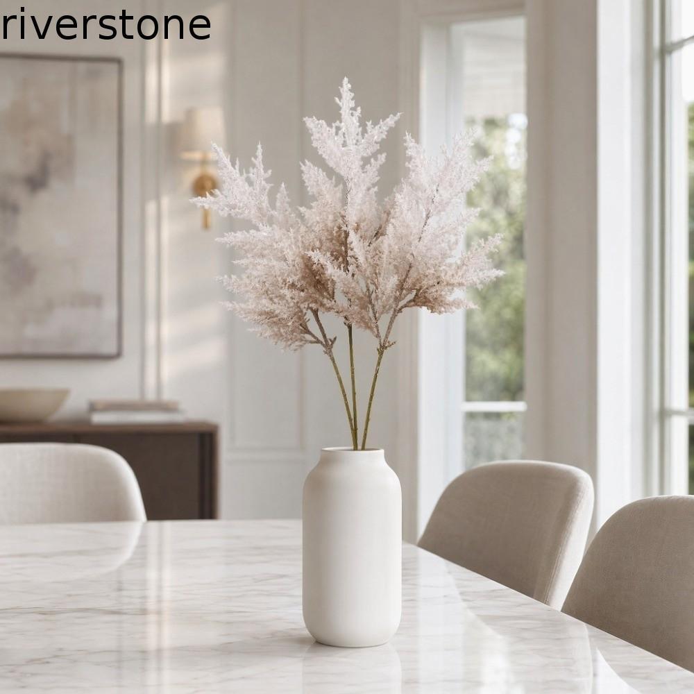 RIVERSTONE ประดิษฐ์แห้ง Reed, พลาสติกที่สมจริงประดิษฐ์ Reed Dog Sage, Country สไตล์ Handmade Nordic 