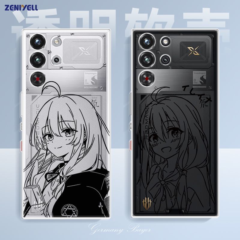 สําหรับ Irena สําหรับ RedMagic 10S Pro เคสโทรศัพท์ RedMagic 10 Pro โปร่งใส Full-Coverage นุ่มป้องกัน