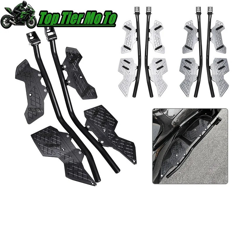 Fit สําหรับ YAMAHA NMAX155 2020-2025 รถจักรยานยนต์ด้านหน้าและด้านหลัง Footrest Step Crash Guard กันช