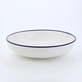 INDRA CERAMIC ชุดชาม#2 ลายสังกะสี เซรามิกเข้าไมโครเวฟได้