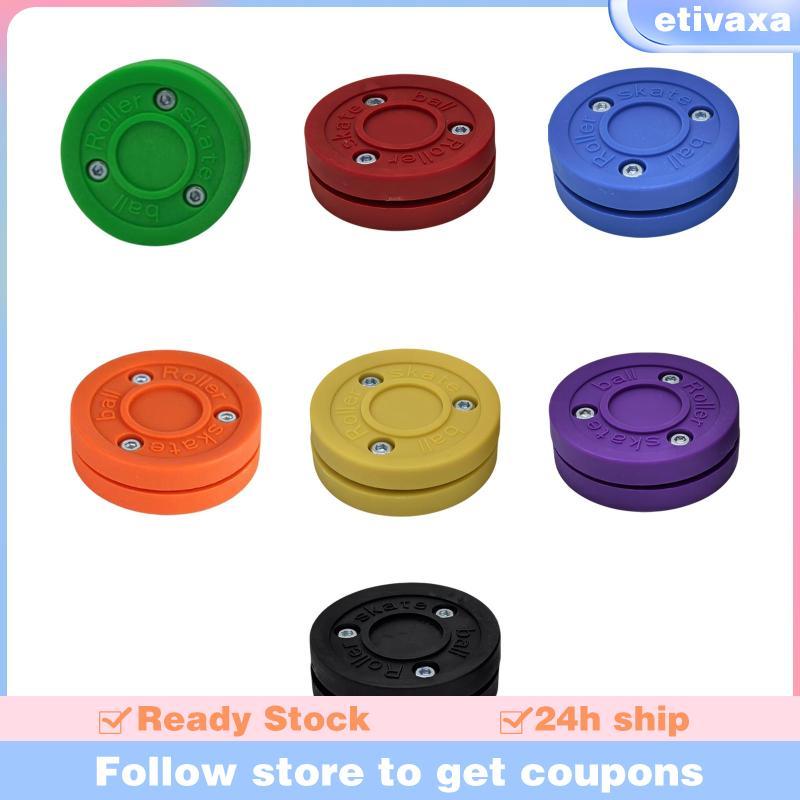 [Etivaxa] Roller Hockey Puck, Training Puck, Field Hockey Puck, Smooth Street Hockey for Game, กิจกร