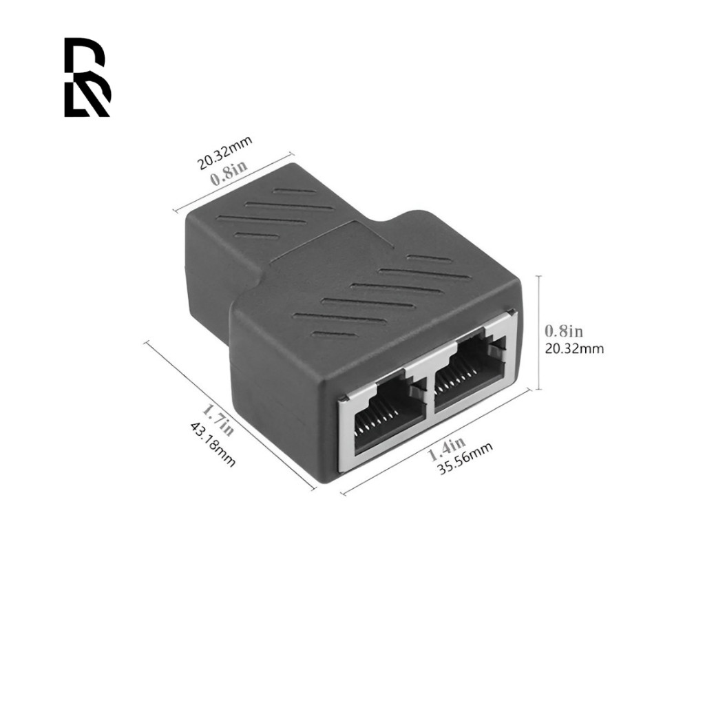 RJ45 LAN Ethernet Network Connector Splitter 1 ถึง 2/LAN Ethernet RJ45 Network Splitter Adapter Conn