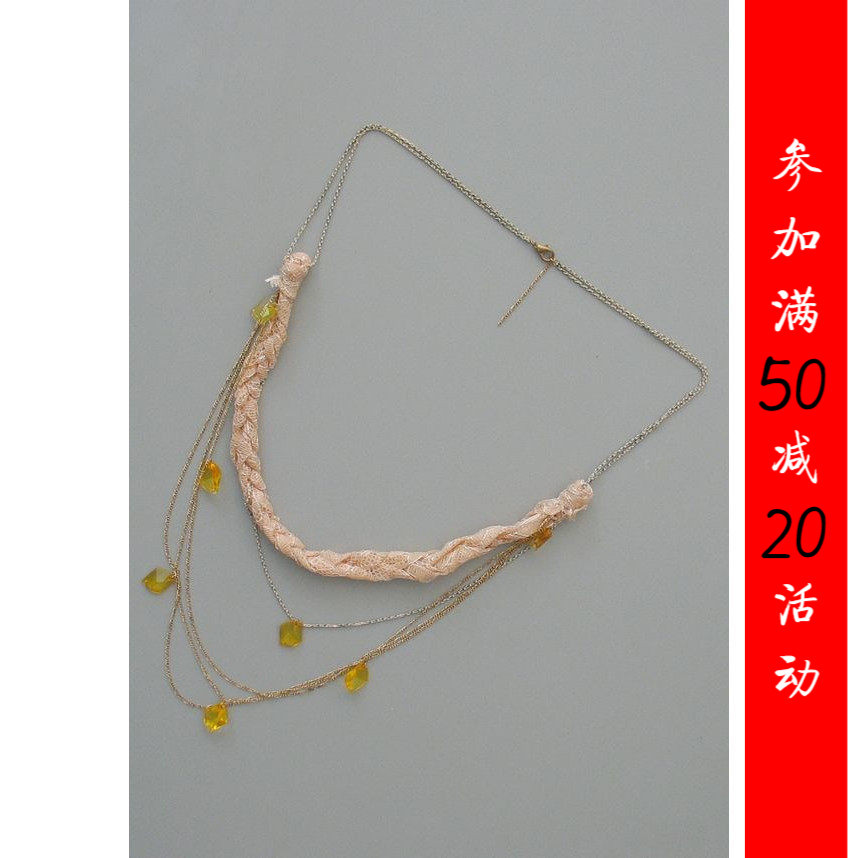 ส่วนลดเต็ม Ni [M358-934] Counter Brand 198 ของแท้สไตล์ใหม่สุภาพสตรีตกแต่งสร้อยคอ 0.04KG