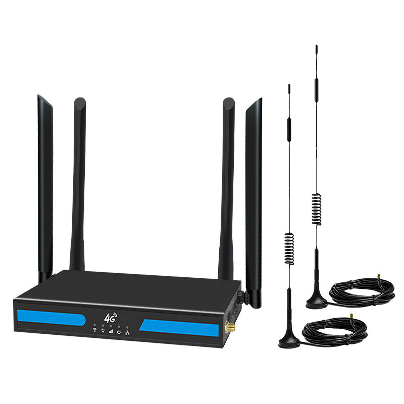 4G WIFI6 เราเตอร์การ์ดเราเตอร์ CPE เราเตอร์ LTE เสาอากาศที่ถอดออกได้ผนังที่แข็งแกร่งผ่านสัญญาณ
