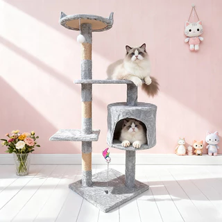 CoCo.PET คอนโดแมวขนาดใหญ่ แมวปีนกรอบ เฟอร์นิเจอร์แมว บ้านแมว เตียงแมว ที่ลับเล็บแมว ที่ฝนเล็บแมว ของเล่นแมว ทนทาน