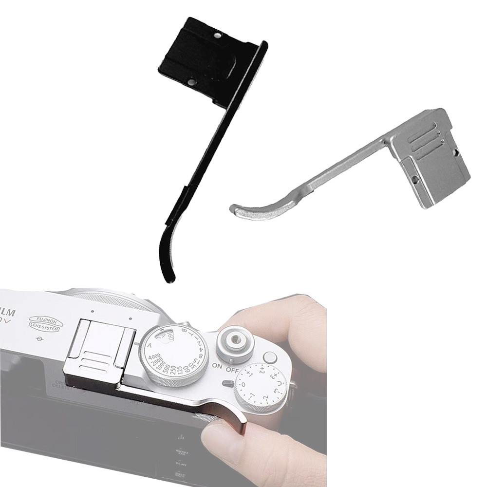 X100VI Metal Thumbs Up Grip Hot Shoe Thumb Rest สําหรับกล้อง Fuji X100VI