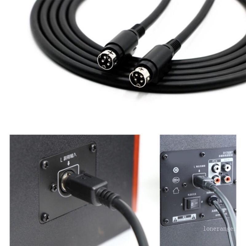 Loner Fidelitys 4Pin DIN ลําโพงสําหรับ R1700BTR1600TIII การเชื่อมต่อลําโพง