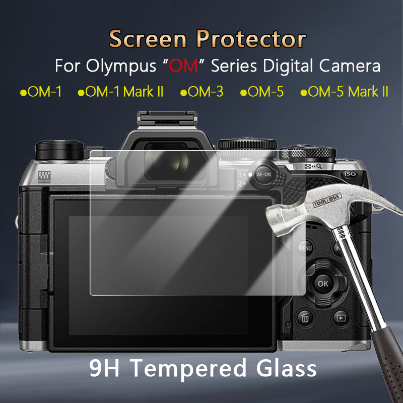 สําหรับ Olympus OM System OM-5 OM-3 OM-1 Mark II กล้องดิจิตอล HD Clear Slim 2.5D 9H กระจกนิรภัยป้องก