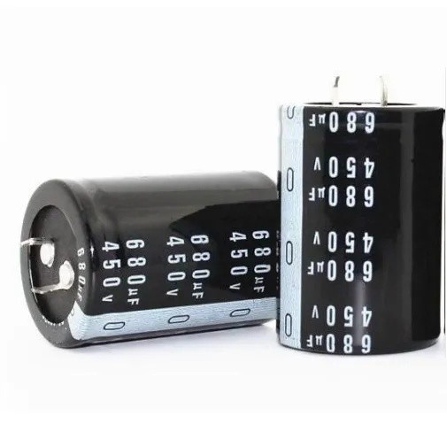 450V680UF ตัวเก็บประจุอลูมิเนียมอิเล็กโทรลีติค 680UF 450V 35*50MM