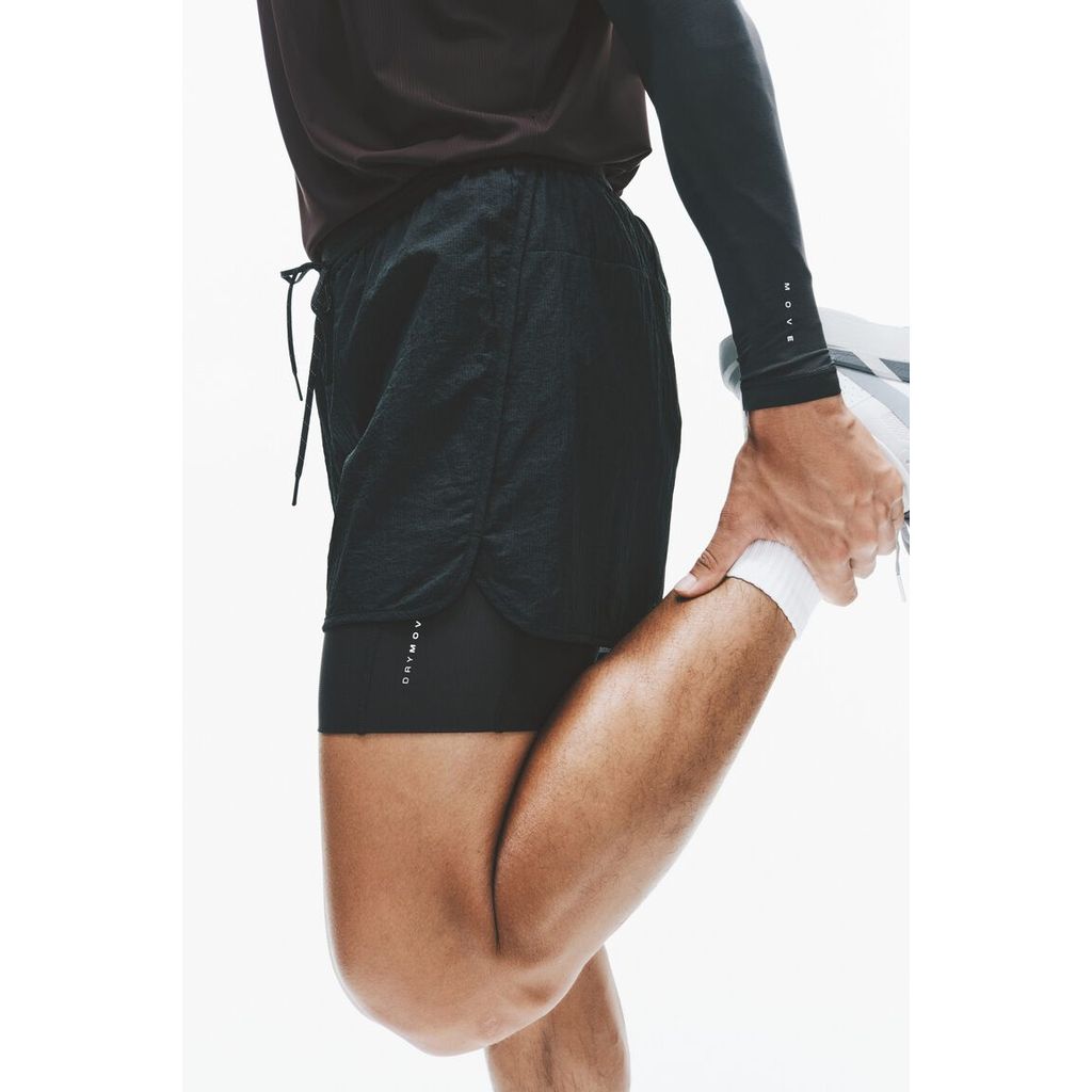 H&M(เอชแอนด์เอ็ม) กางเกงขาสั้นวิ่ง 2-in-1 น้ำหนักเบา ผู้ชาย 1323774_2