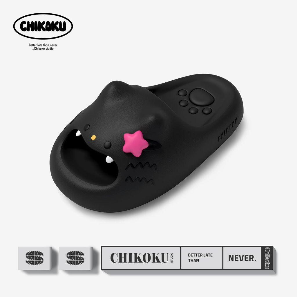 Focus Cat Sandals รองเท้าแตะ MV น่ารักการ์ตูน Cat Claw รองเท้าแตะบ้าน Anti-slip รองเท้าแตะห้องน้ําคู
