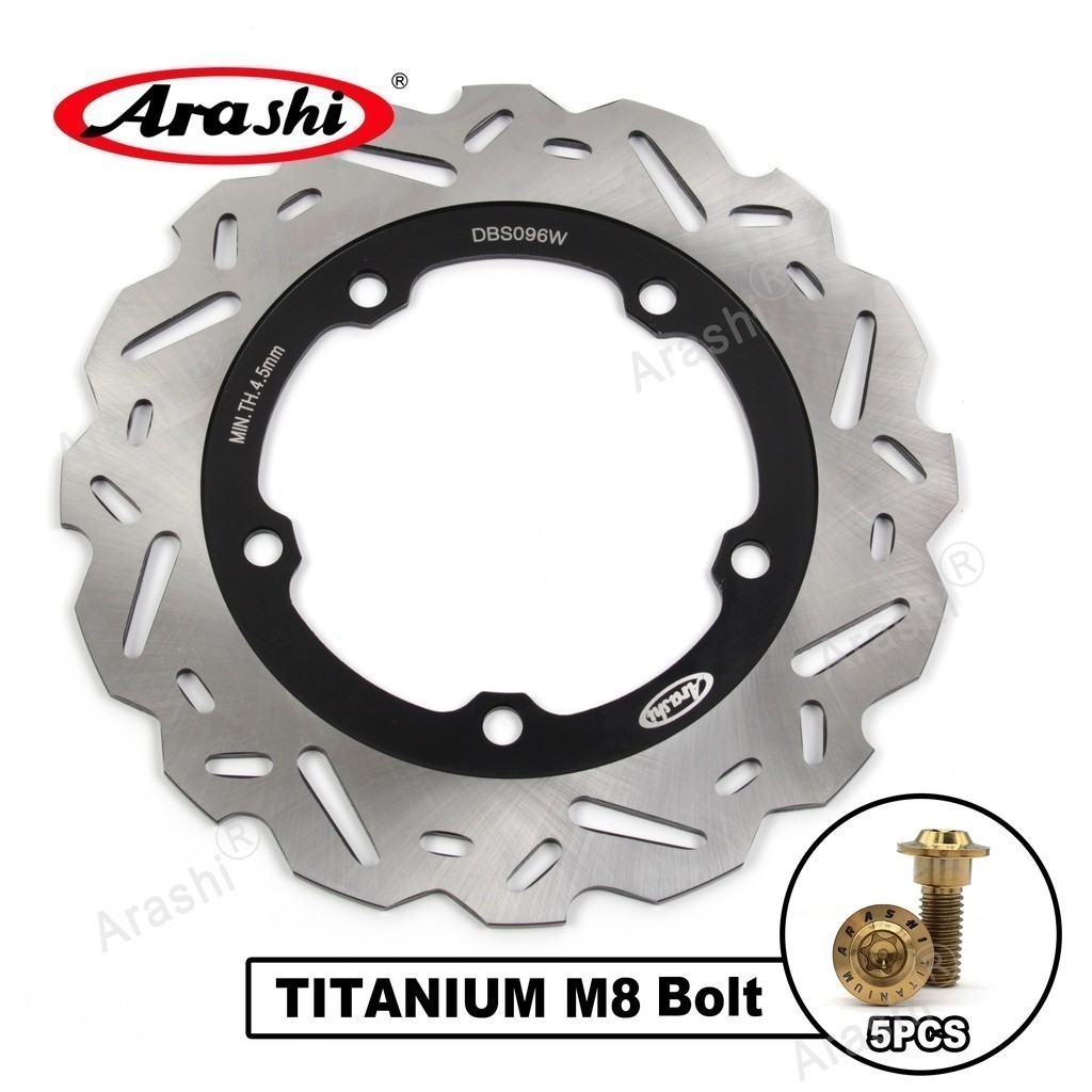 Arashi CNC ด้านหลังเบรคดิสก์โรเตอร์สําหรับ HONDA NC750S NC 750 S / DCT 2014-2021 / NC750X NC 750 X 2