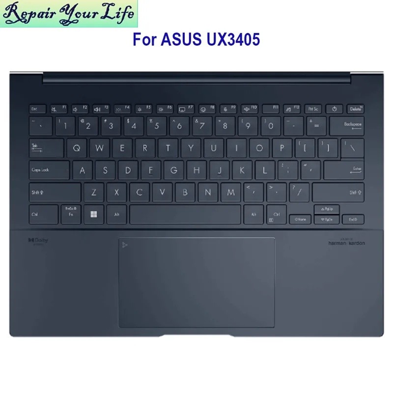 แป้นพิมพ์แล็ปท็อปฝาครอบกันฝุ่นสําหรับ Asus Zenbook 14 OLED UX3405MA UX3405 UX3405MA-PZ075W 2024 TPU 