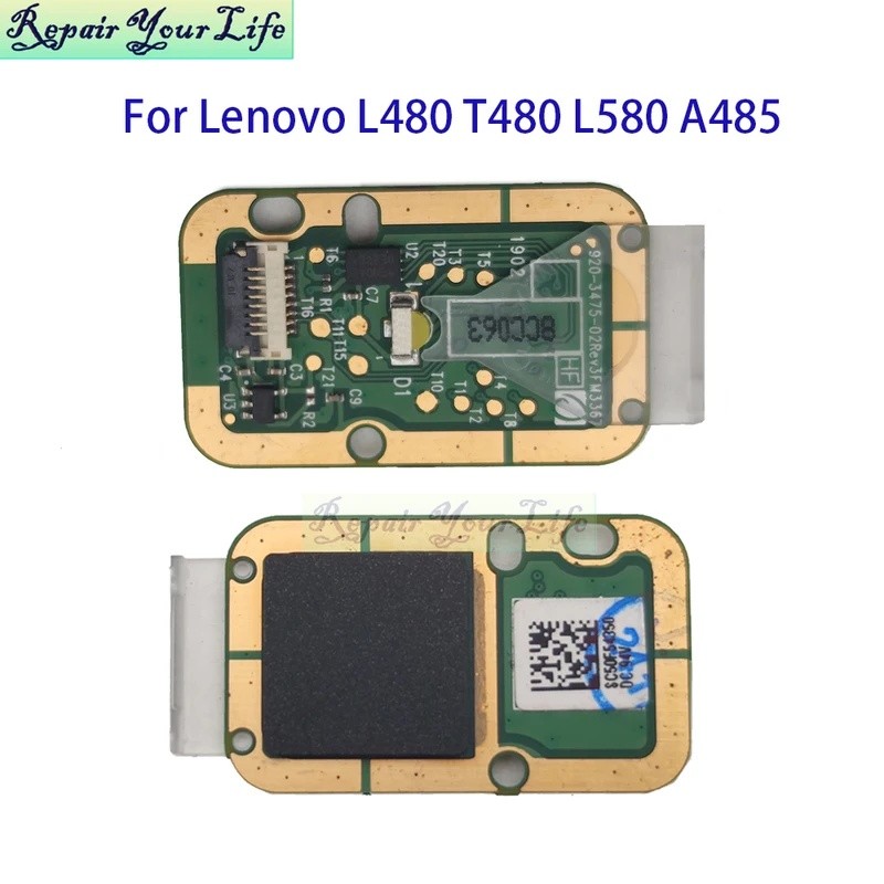 ลายนิ้วมือ Reader สําหรับ Lenovo Thinkpad T480 T480S L480 L580 T580 P52 A485 โน้ตบุ๊คพิมพ์โมดูล 01LW