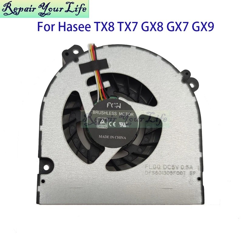 โน้ตบุ๊ค Cooler พัดลม CPU สําหรับ Hasee GX8 GX7 GX9 ZX8 ZX7 TX8 TX7 CA5DP CT7DK CT5DK CA5DP CA7DP CT