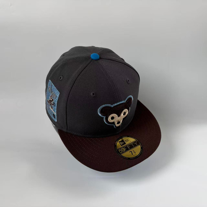 New Era New Era MLB Chicago Cubs ที่ระลึกหมวกเบสบอลแบบปิดมิดชิด 59FIFTY