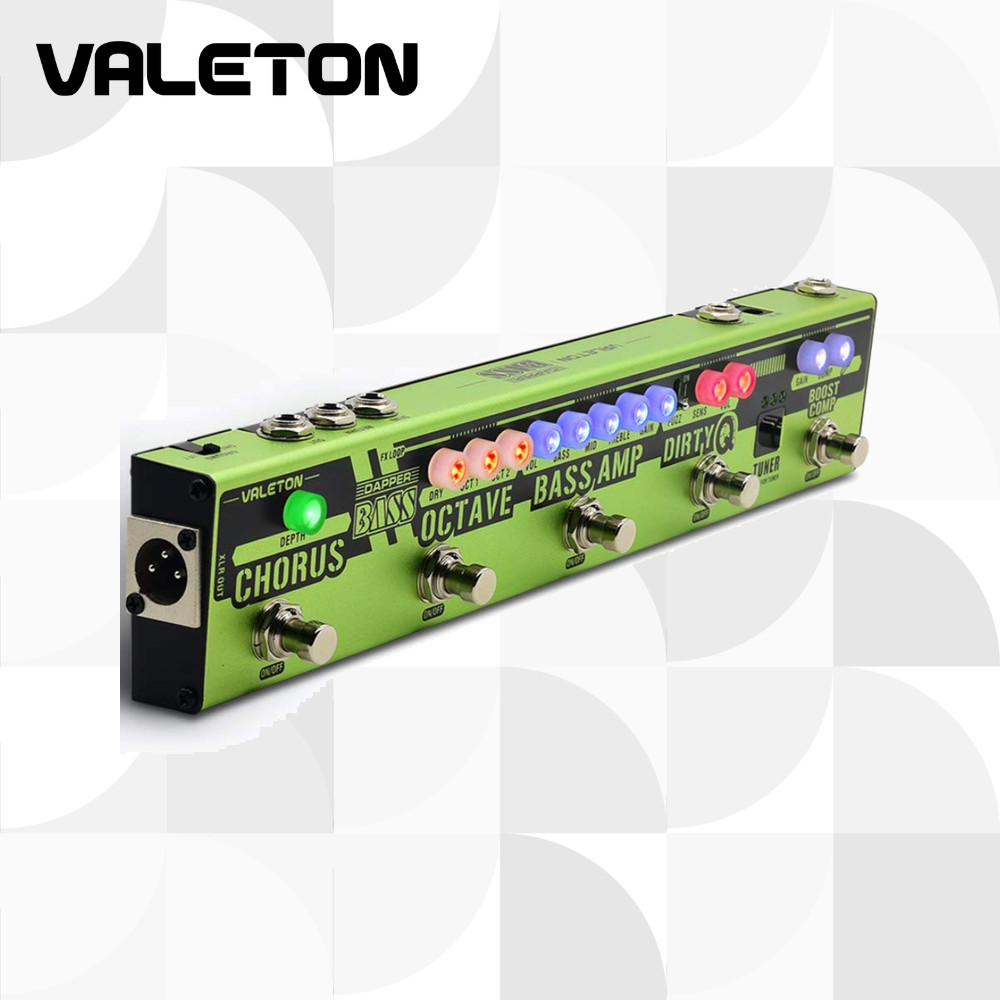 VALETON Dapper Bass DI Preamp Bass Effects Pedal เอฟเฟกต์เบส【ส่งตรงจากญี่ปุ่น】